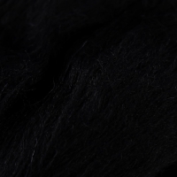 Шерсть для валяния 100% полутонкая шерсть 50 гр (003, черный) Шерсть для валяния 100% полутонкая шерсть 50 гр (003, черный)