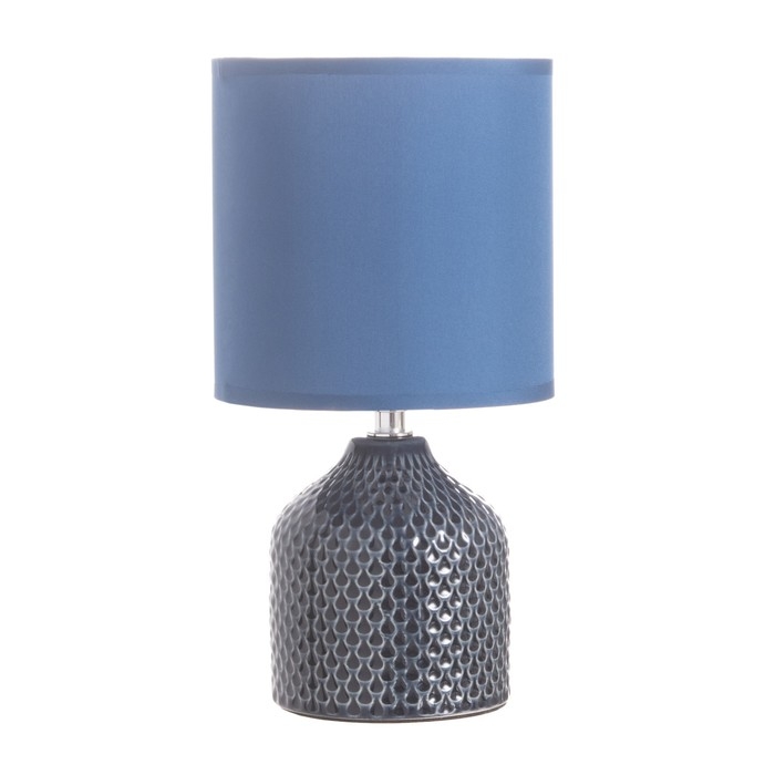 Лампа настольная Лампа настольная "Каталина" 1х40Вт Е14 синий 13х13х25см
