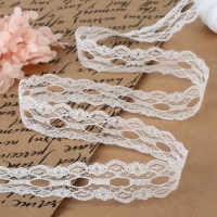 Кружево капроновое, 30 мм × 10 ± 1 м, цвет белый Кружево капроновое, 30 мм × 10 ± 1 м, цвет белый