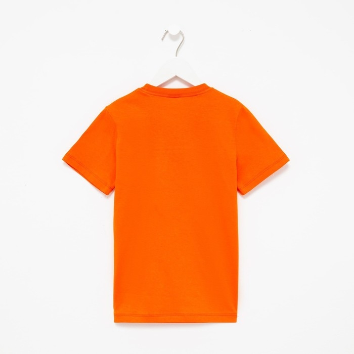 Футболка детская, цвет оранжевый, рост 146 см