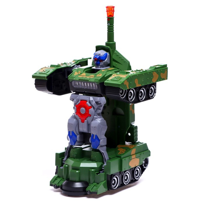 Робот &laquo;Танк&raquo;, трансформируется, световые и звуковые эффекты, работает от батареек