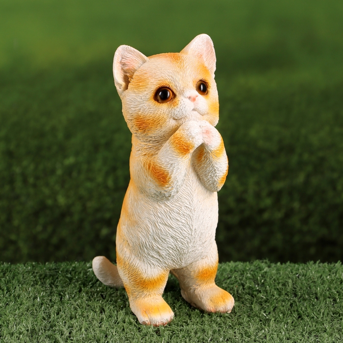 Садовая фигура Садовая фигура "Попрошайка котик" 8х9х20см МИКС