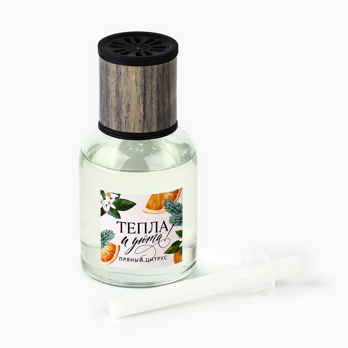 Аромадиффузор ароматический палочки &laquo;Новогодняя коллекция: Тепла и уюта&raquo;, пряный цитрус, 150 мл