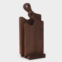 Набор разделочных досок на подставке Wild Kitchen, 35&times;16.5&times;2 см и 30&times;14&times;2 см, бук темный
