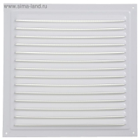 Решетка вентиляционная ERA 3030 МЭ, металлическая, с сеткой, 300x300 мм