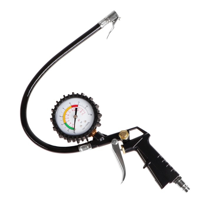 Пистолет для подкачки шин TECHNICS G-60, с манометром, до 15 атм Пистолет для подкачки шин TECHNICS G-60, с манометром, до 15 атм