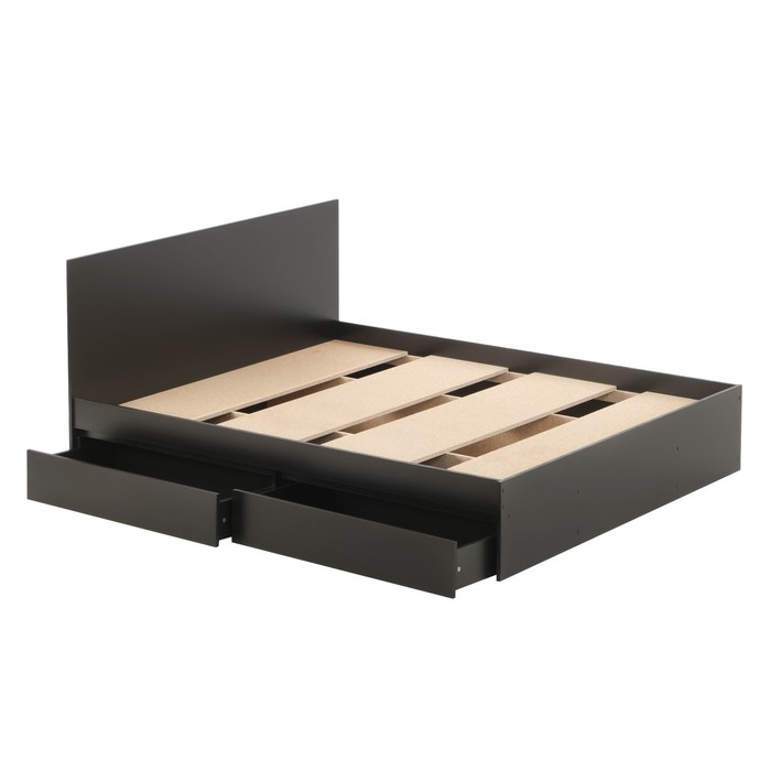 Кровать 1600 с ящиками и основанием Мадера, с/м 1600х2000, Черный Кровать 1600 с ящиками и основанием Мадера, с/м 1600х2000, Черный
