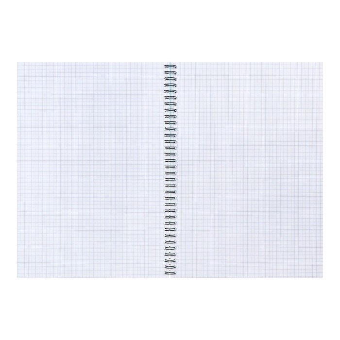 Тетрадь А4 на спирали, 80 листов в клетку, ErichKrause Pastel, пластиковая обложка, блок офсет 100% белизна, МИКС