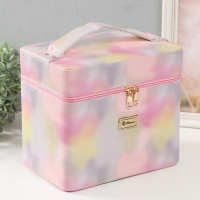 Шкатулка кожзам с зеркалом "Этажи. Розовый рассвет" 27х18х24 см Шкатулка кожзам с зеркалом "Этажи. Розовый рассвет" 27х18х24 см