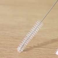 Набор ёршиков для посуды Доляна, 2 шт: 14,5×2,5 см, 17×0,5 см, цвет белый Набор ёршиков для посуды Доляна, 2 шт: 14,5×2,5 см, 17×0,5 см, цвет белый