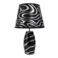 Настольная лампа 32156/1 E14 40Вт черный 22х22х38 см RISALUX Настольная лампа 32156/1 E14 40Вт черный 22х22х38 см RISALUX