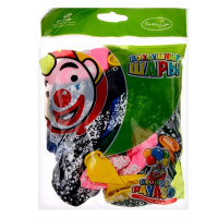 Шар латексный 12" &laquo;Звёзды&raquo;, декоратор, 5-сторонний, набор 25 шт., МИКС