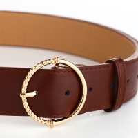 Ремень женский, ширина 4 см, винт, цвет коричневый Ремень женский, ширина 4 см, винт, цвет коричневый