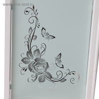 Столик косметолога 52×32×80, на колеса×, 3 полки, цвет белый (РИСУНОК НА СТЕКЛЕ МИКС) Столик косметолога 52×32×80, на колеса×, 3 полки, цвет белый (РИСУНОК НА СТЕКЛЕ МИКС)