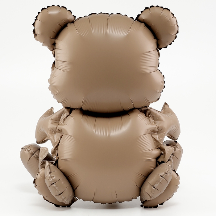 Шар фольгированный 26" &laquo;Сливочный мишка с сердцем&raquo;, под воздух