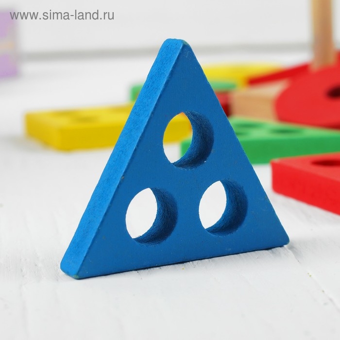 Сортер &laquo;Логический квадрат&raquo;, толщина элементов &mdash; 1 см