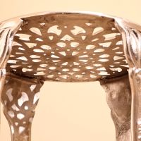 Столик кофейный 36х36х32 см, алюминий