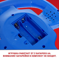 Музыкальный руль DISNEY &laquo;Тачки&raquo;, звук, работает от батареек