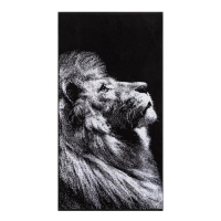 Полотенце махровое Этель ЧБ «Лев» 50х90 см Полотенце махровое Этель ЧБ «Лев» 50х90 см