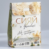 Подарочный набор &laquo;Сияй и вдохновляй&raquo;: блокнот А6 32 листа, ручка и бурлящий шар 2х40 гр