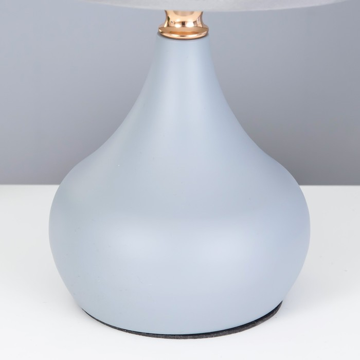 Лампа настольная "Гавана" 1xE27 40Вт серый 24х24х41 см RISALUX