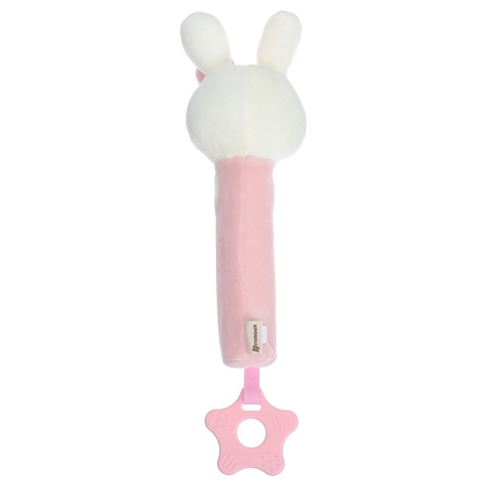 Пищалка - погремушка &laquo;Милая зайка&raquo;, с прорезывателем, Крошка Я