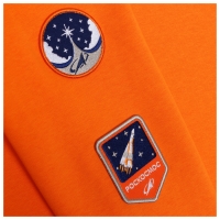 Свитшот РОСКОСМОС х ONLYTOP, р. S, цвет оранжевый