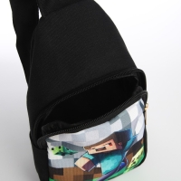 Сумка детская для мальчика через плечо &laquo;Пиксельный мир&raquo;