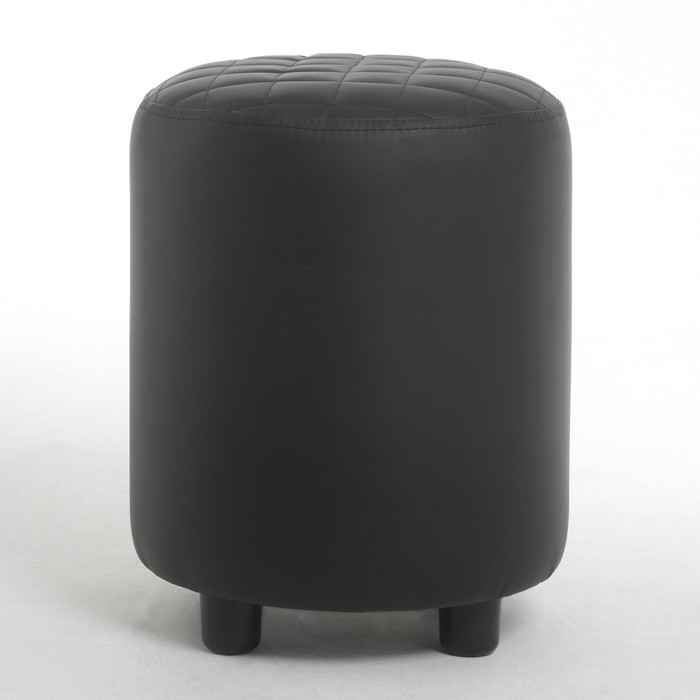 Пуф "Йокки", экокожа черный