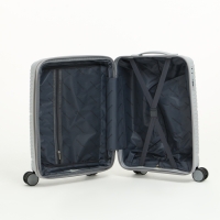 Чемодан малый 47 л (S) Bagvoyage, отдел на молнии, с расширением, кодовый замок, 4 колеса, цвет серый Чемодан малый 47 л (S) Bagvoyage, отдел на молнии, с расширением, кодовый замок, 4 колеса, цвет серый