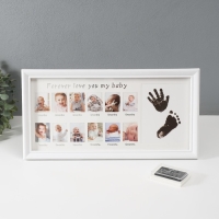 Фоторамка на 12 фото 4,4х3,5 см с штемп.подушкой "Маленькая принцесса" белая 2х40,5х20,5 см 105276 Фоторамка на 12 фото 4,4х3,5 см с штемп.подушкой "Маленькая принцесса" белая 2х40,5х20,5 см 105276