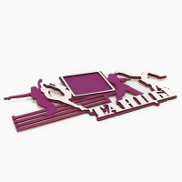 Медальница &laquo;Танцы&raquo;, 40 х 20 см