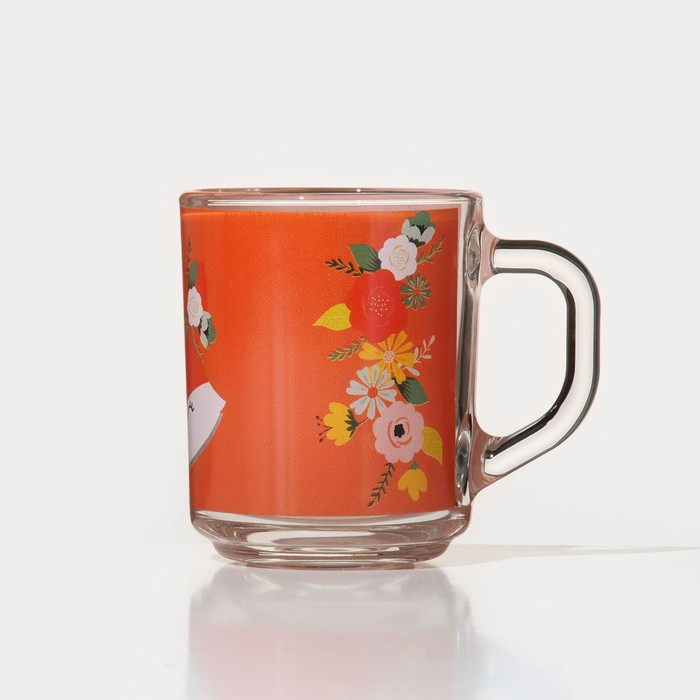 Набор детской посуды Доляна &laquo;Лисёнок&raquo;, 3 предмета: миска 450 мл, тарелка d=20 см, кружка 200 мл