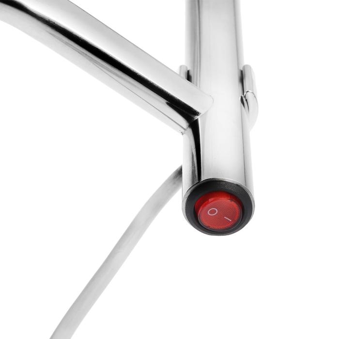 Полотенцесушитель электрический ТЕРА Полотенцесушитель электрический ТЕРА "Виктория", 500х800 мм, 6 перекладин