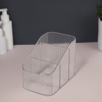 Органайзер для хранения &laquo;CRISTAL&raquo;, 3 секции, 15 &times; 11 &times; 9 см, цвет прозрачный