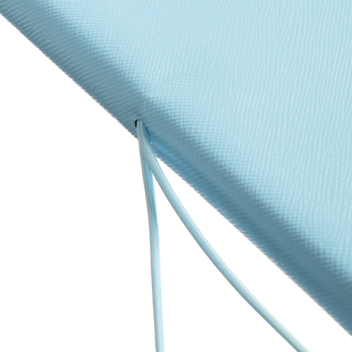 Ежедневник недатированный A5 136 листов deVENTE. Jane, мягкая обложка пвх, резинка, перфорация, ляссе, блок 70, голубой