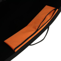 Папка для чертежей и рисунков А1, 900 х 655 х 50 мм, с ручками, пластиковая, молния сверху, ПР 4 -8, 0.9 мм, внутренний карман, цвет чёрный