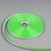 Гибкий неон Luazon Lighting 6 &times; 12 мм, IP65, 50 м, SMD2835, 120 LED/м, 12 В, свечение зелёное