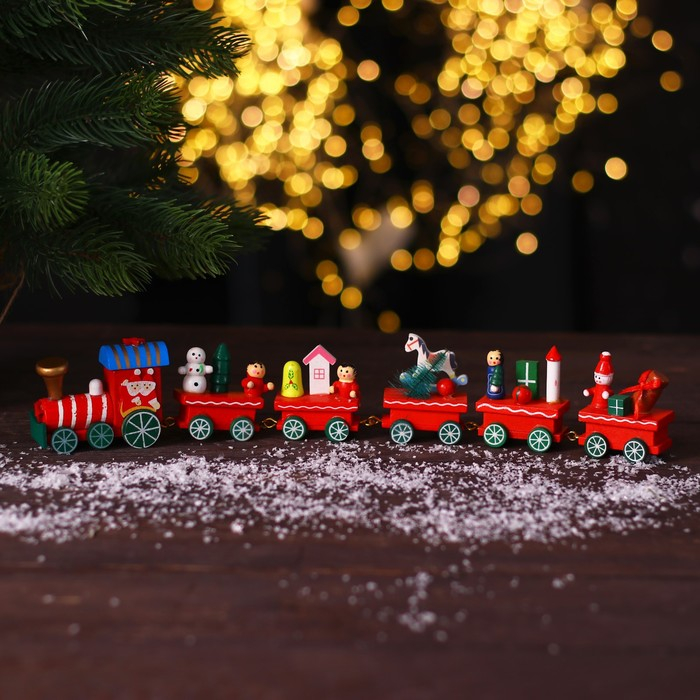 Сувенир Сувенир "Новогодний поезд", 32 см