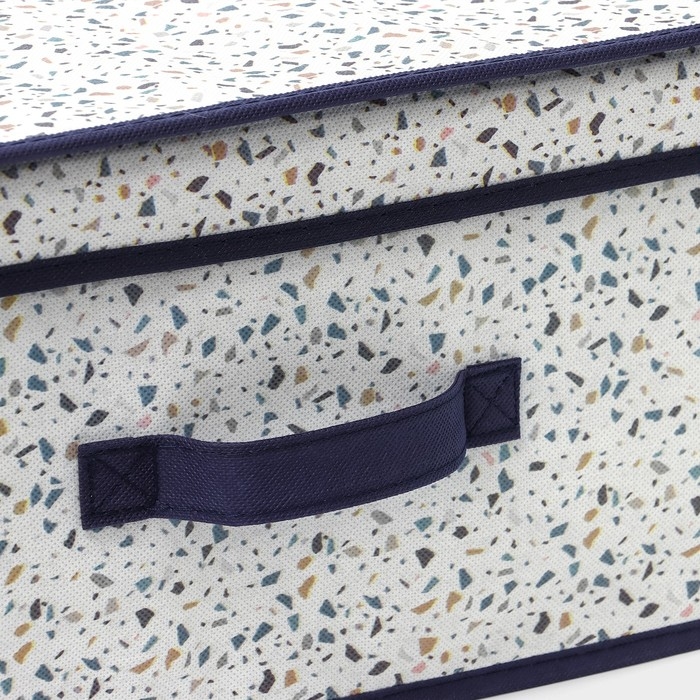 Короб для хранения Доляна &laquo;Мармелад&raquo;, 45&times;30&times;20 см, цвет белый