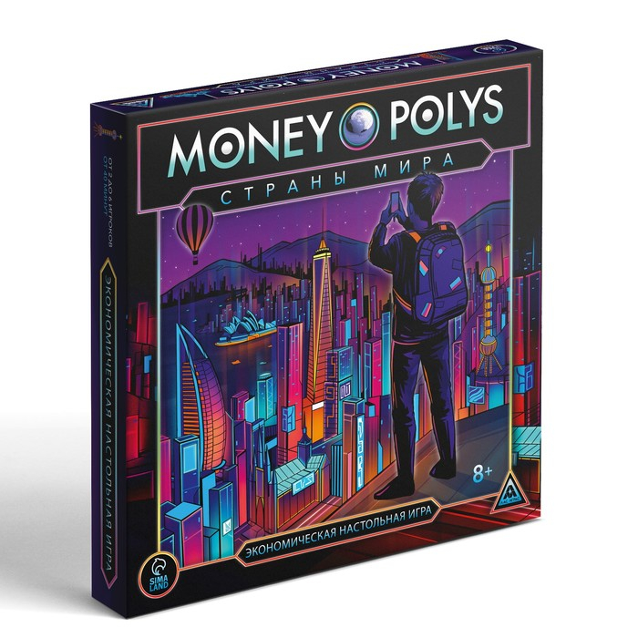 Настольная игра экономическая &laquo;MONEY POLYS. Страны мира&raquo;, 8+