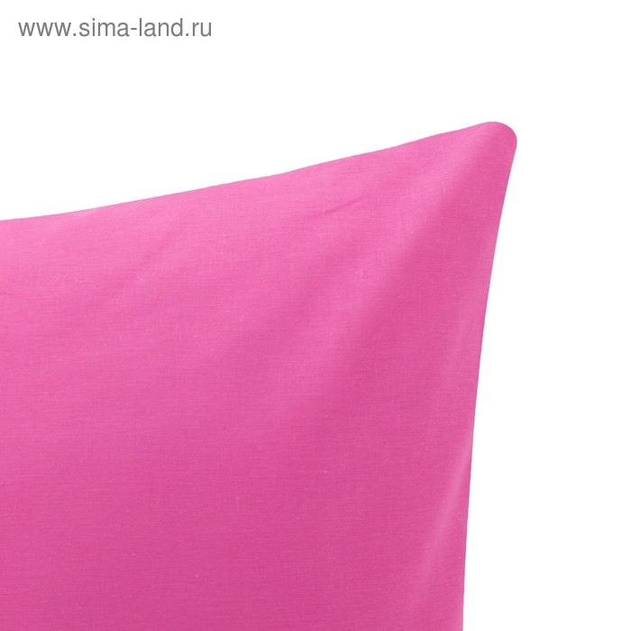 Наволочка &laquo;Этель&raquo; 70х70 см, цвет розовый, поплин, 125 г/м&sup2;