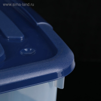 Ящик для хранения хозяйственный с крышкой, на колёсиках, 60&times;40&times;30 см, цвет МИКС