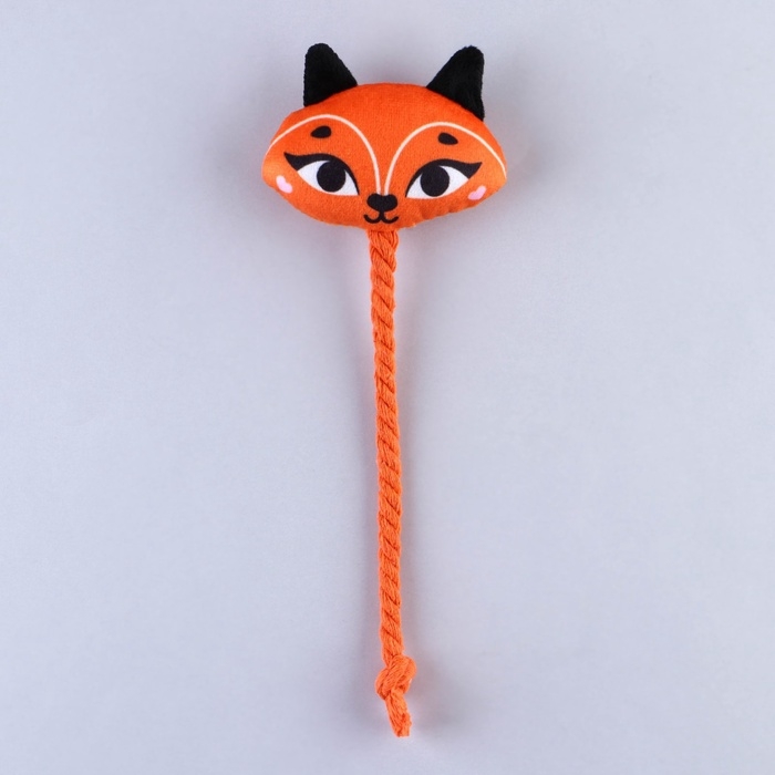 Игрушка для собак &laquo;Лисенок&raquo;, с канатом