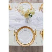 Тарелка - блюдо подстановочное Magistro &laquo;Бурлеск&raquo;, d=33 см, цвет золотой