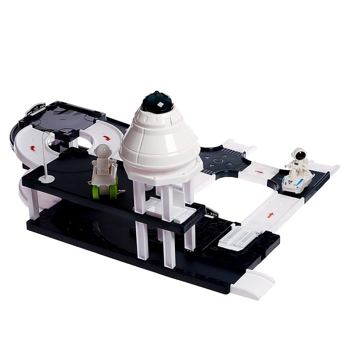 Парковка &laquo;Космическая станция&raquo;, световые эффекты