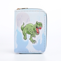 Кошелёк детский на молнии &laquo;Выбражулька&raquo;, цвет голубой