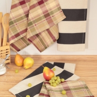 Кух. набор Этель МИКС: полотенце 42х67 см - 2 шт, салфетка 40х40 см - 3 шт, 100% хл