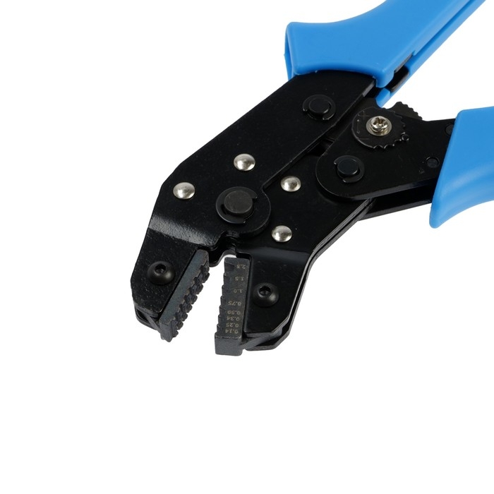 Пресс-клещи ТУНДРА, для обжима втулочных наконечников НШВИ, 0.14 - 2.5 мм2 Пресс-клещи ТУНДРА, для обжима втулочных наконечников НШВИ, 0.14 - 2.5 мм2