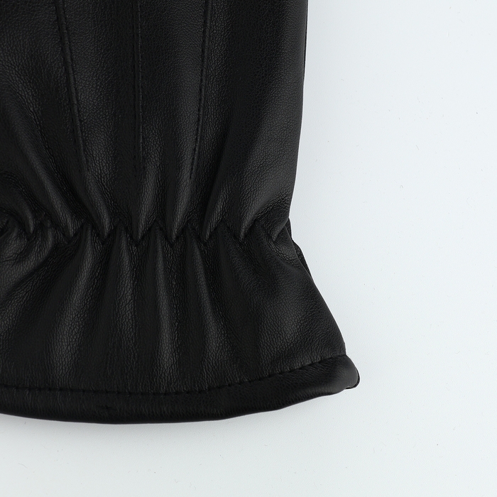 Перчатки мужские, безразмерные, с утеплителем, цвет чёрный Перчатки мужские, безразмерные, с утеплителем, цвет чёрный